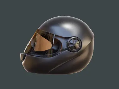  Flip up Full Face Motorcycle Helmet 3D model