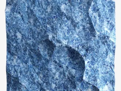 518-RockPanel piece of rock 3D model