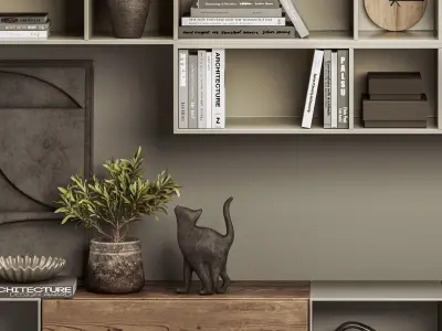 Lugano Wall Unit 3D model