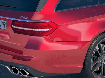 Mercedes-Benz E53 AMG Estate 2019 3D model