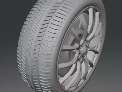 Car Rim Free 3D model