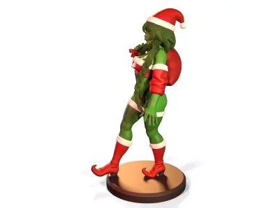 Grinch girl 3D print model