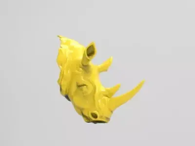 rhino head 3D model