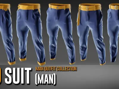30 Man Suit Collection- VOL 03 3D model