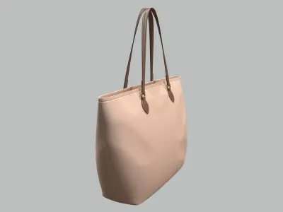 Gucci Women Ophidia GG Medium Tote Beage Leather Bag Low-poly 3D model