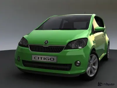 Skoda Citigo 3 doors 2012 3D model