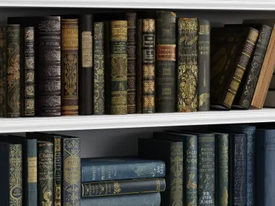 Classic Books 06 3D model