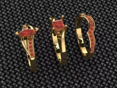 Ring Pack 3D print model