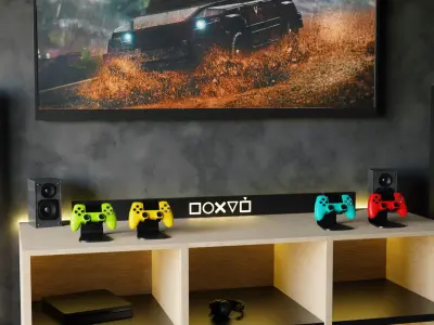Gamer TV Setup by Nikdox 3D model