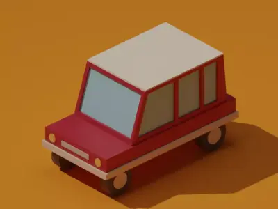 CAR LOW POLY 3D model