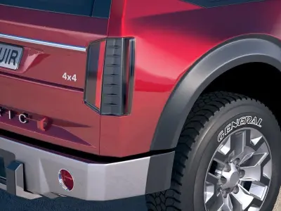 Generic 4x4 car 2018 3D model