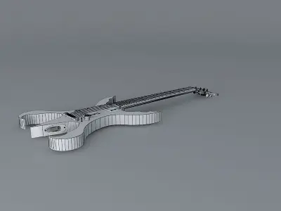 The Raven guitar Free 3D model
