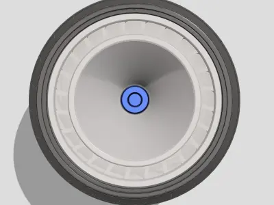 Rally Fans Wheel N Tire set 3 offsets with Centrelock Hub 3D print model