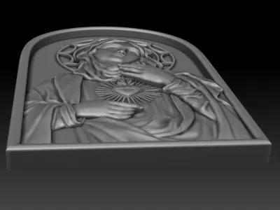 Immaculate Heart of Mary 2 3D print model