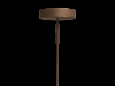 Classic 4 Light Chandelier 3D model