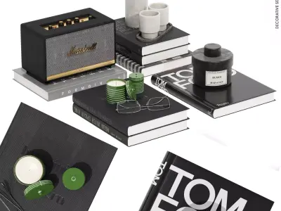 Decorative set 10 3D model