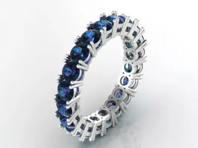  Eternity ring 3d model 3d print Free 3D print model