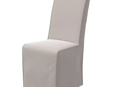 Jordan Seal Upholstered Dining Chair 3D model