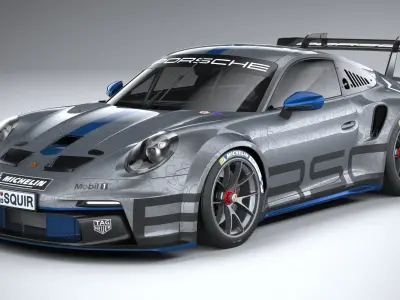 Porsche 911 GT3 Cup 2021 3D model