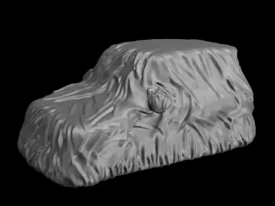 Car cover Low-poly 3D model by strugglestories101