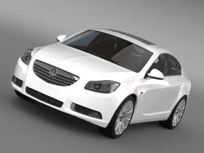 Vauxhall Insignia Hatchback 2009-2013 3D model
