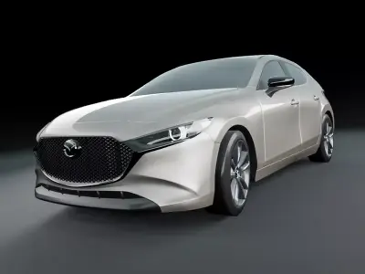Mazda 3 Fastback 2019 3D model