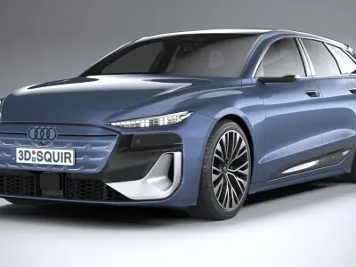 Audi S6 Avant e-tron 2025 3D model