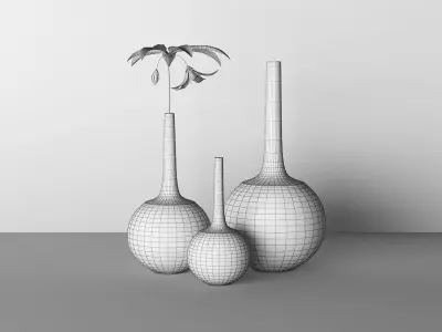 Turtleneck vase 3D model