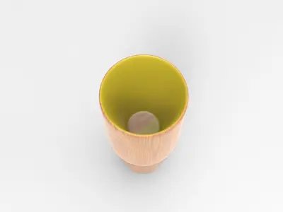 Puni Vase Low-poly 3D model