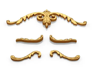 Classic decor ornament 93 3D model