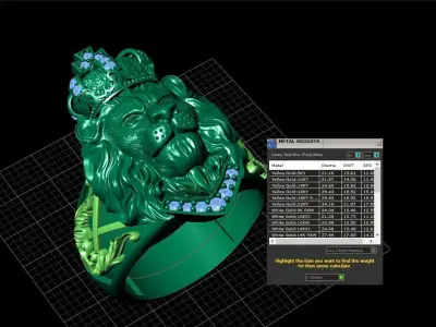 LION KING RING   3D print model