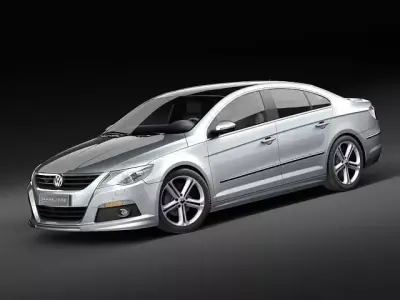 Vokswagen passat cc r 2010 3D model