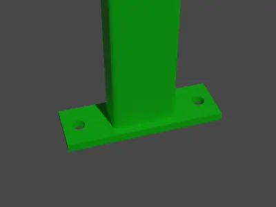 Wire fence  003  3D Model Free 3D model