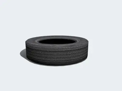 Wheel Low-poly 3D model Low-poly
