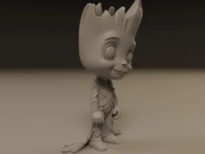 Baby Groot 3D print model