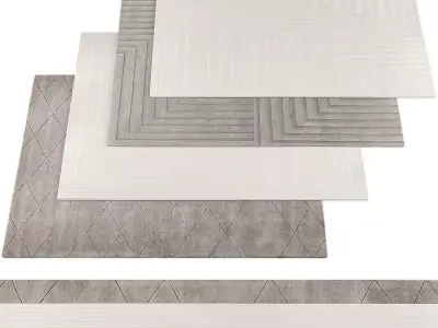 Rugs455 Low-poly 3D model