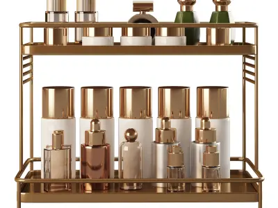  Beauty decorative set 3D model