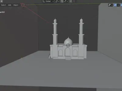 Mosque Model Free 3D model