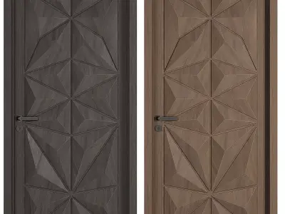 Entrance door set253 3D model