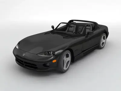 1995 Dodge Viper RT 10 Sports Car 3D model