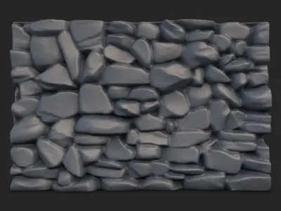 Collection 2 - Stone Walls -4 Models