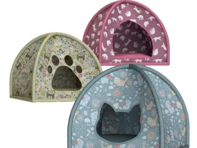 Bed-tent for animals 3D model