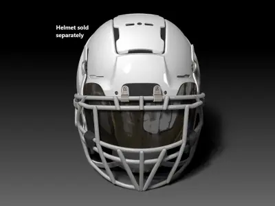 Oakley Visor and Facemask II for NFL Schutt F7 Helmet 3D print model