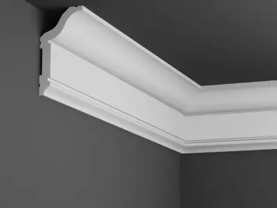 Cornice Moulding Low-poly 3D model