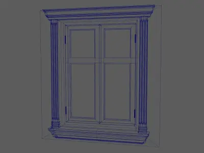 Window Styles Exterior Architecture Facade Design Residential  Free low-poly 3D model