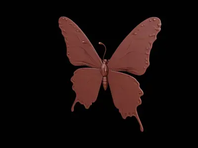 Butterfly Animal Sculpture 3D print model buy