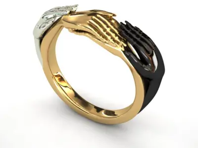 Hands 3D print model