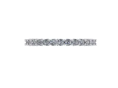 BAND FOR 2MM ROUND DIAMONDS 3D print model