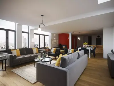 Interior living room 3D model