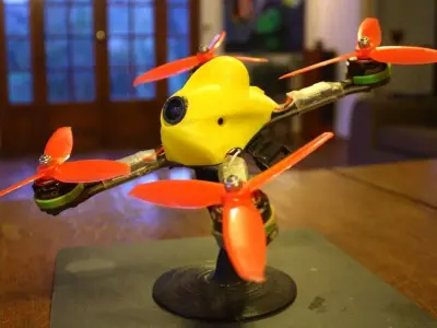 Canopy for QAV-XS racing quadcopter 3D print model